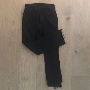 MOTHER “Insider Crop Step Fray” Jeans